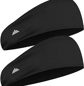 Mens Sweat Bands - Sport Headbands for Men - Workout Headbands for Women - Running Headband -Tennis Athletic Sweatband