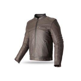 Bela Marlon Leather Jacket Brown